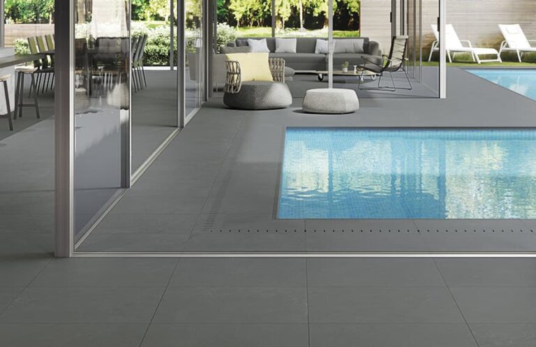 Porcelain stone look tile