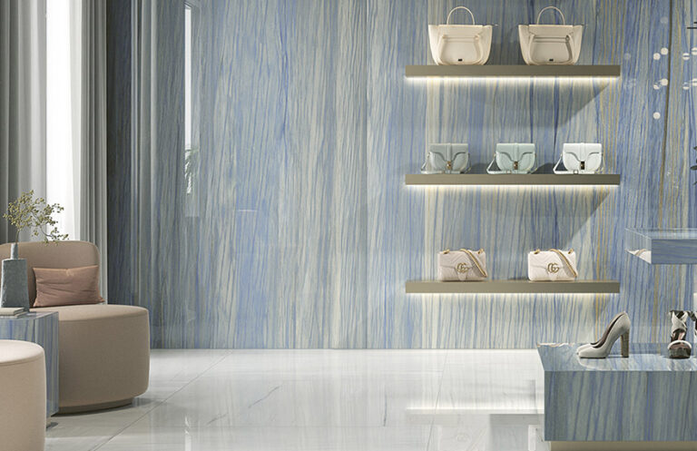 Piastrelle in gres blu
