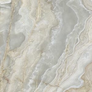 Shades Of Stone Porta Oli Essenziali Rotondo In Onice Intagliato A Mano - Grigio Marmo, 7 Fori Per Bottiglie 15ml - Espositore Decorativo - 3