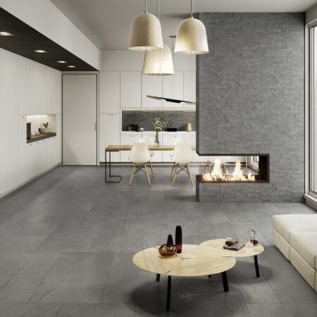 Porcelain stone look tile