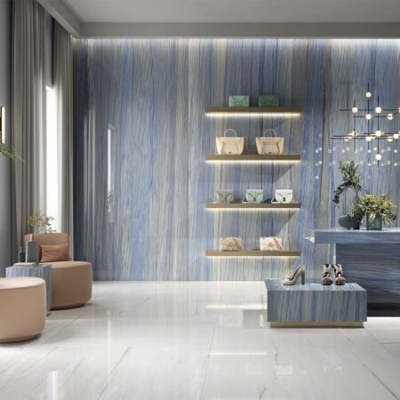 Deep blue tiles