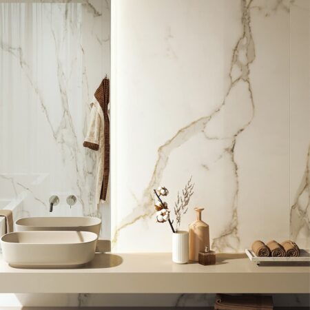 Marble look alike tiles