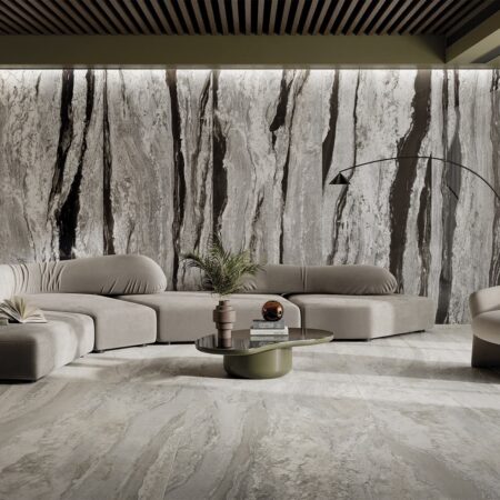 White tile with black veins