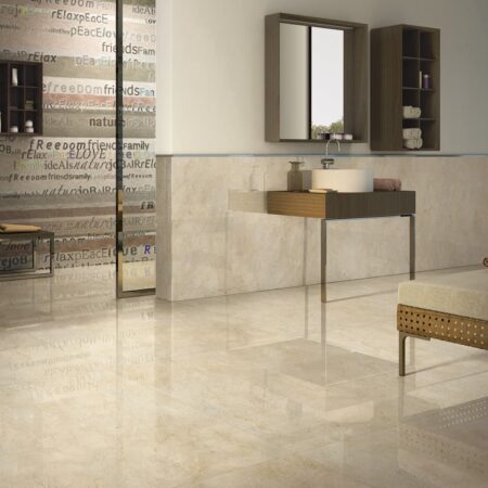 Marble look ceramic tiles