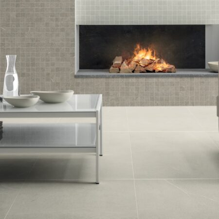 Porcelain stone effect tiles