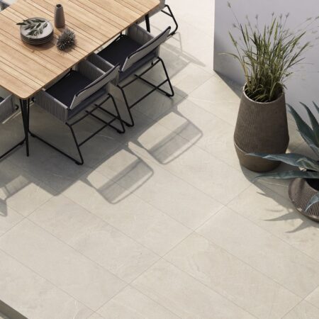 Porcelain stone effect tiles