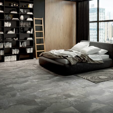 Stone effect wall and floor tiles