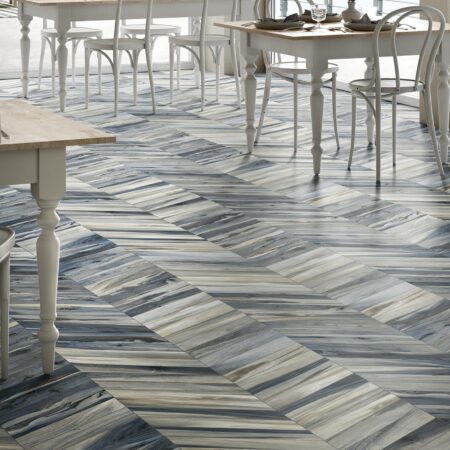 Porcelain wood effect tiles