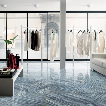 Porcelain wood effect tiles