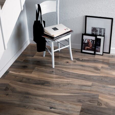 Porcelain wood effect tiles