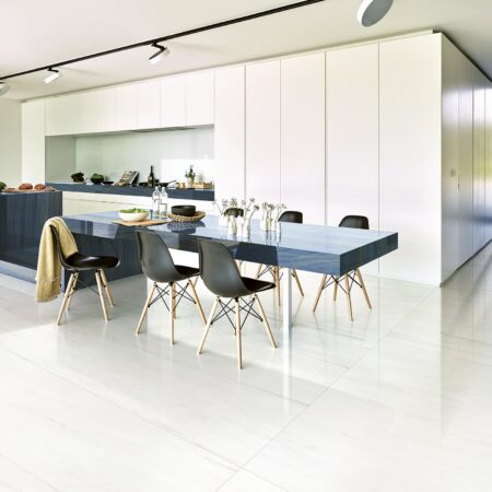 Marble effect ceramic tile