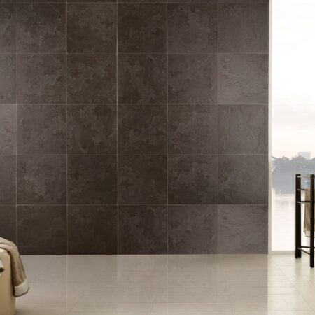 Stone floor tiles for indoor