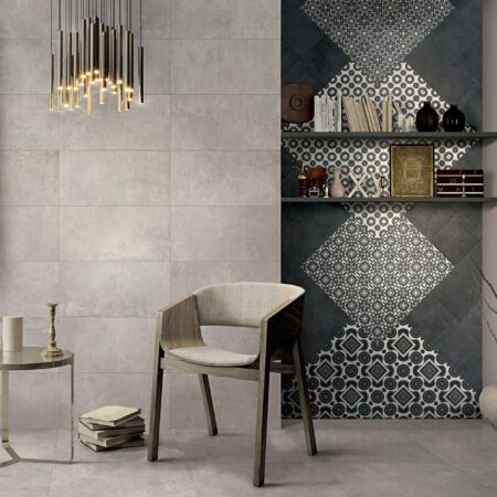 Faux cement tiles